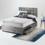 Velvet Silver Divan